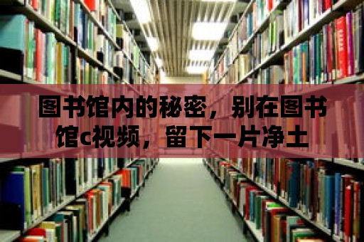 圖書館內的秘密，別在圖書館c視頻，留下一片凈土