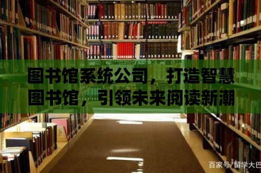 圖書館系統(tǒng)公司，打造智慧圖書館，引領(lǐng)未來閱讀新潮流