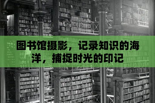 圖書館攝影，記錄知識的海洋，捕捉時光的印記