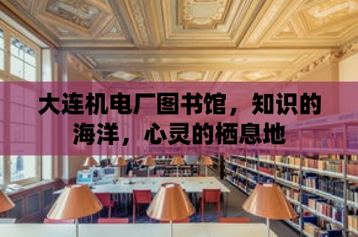 大連機電廠圖書館，知識的海洋，心靈的棲息地