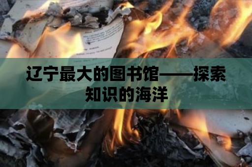 遼寧最大的圖書館——探索知識的海洋