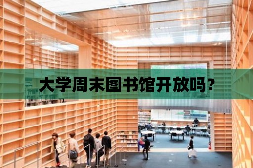 大學周末圖書館開放嗎？