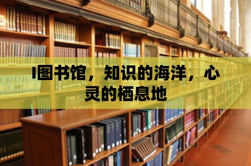 I圖書館，知識的海洋，心靈的棲息地