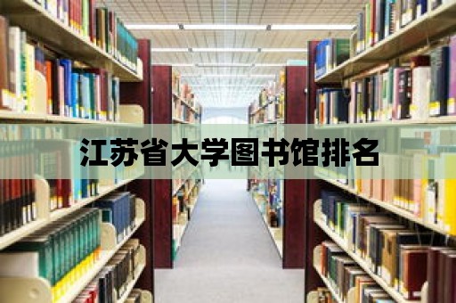 江蘇省大學圖書館排名