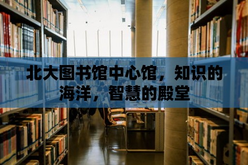 北大圖書館中心館，知識的海洋，智慧的殿堂