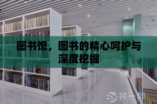 圖書館，圖書的精心呵護與深度挖掘