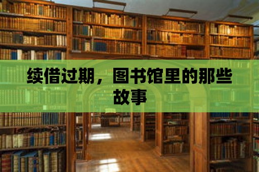 續借過期，圖書館里的那些故事