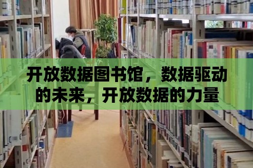 開放數據圖書館，數據驅動的未來，開放數據的力量