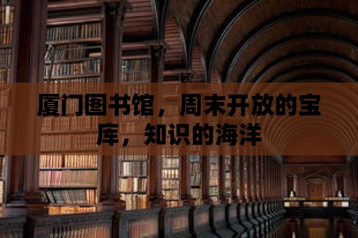 廈門圖書館，周末開放的寶庫，知識的海洋