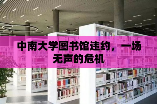 中南大學圖書館違約，一場無聲的危機