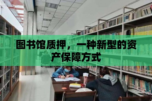 圖書館質押，一種新型的資產保障方式