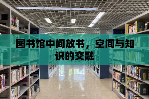 圖書館中間放書，空間與知識的交融