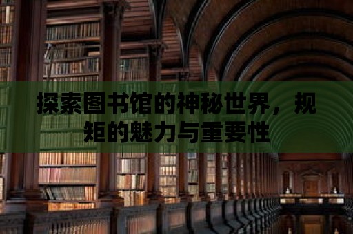 探索圖書館的神秘世界，規矩的魅力與重要性