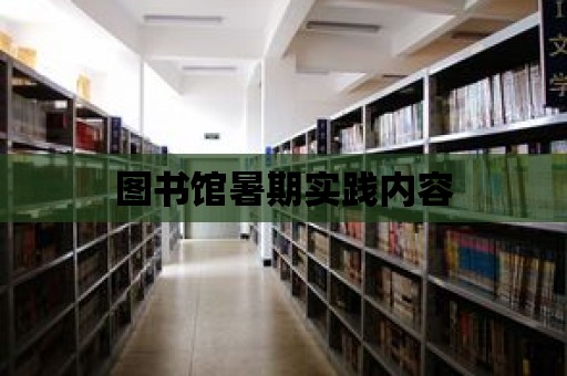 圖書館暑期實踐內容