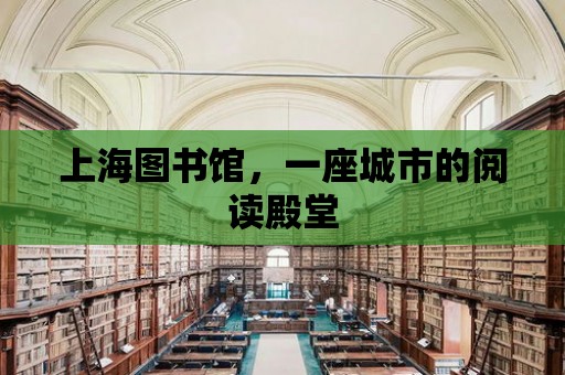 上海圖書館，一座城市的閱讀殿堂