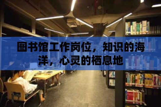 圖書館工作崗位，知識(shí)的海洋，心靈的棲息地