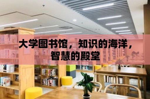 大學圖書館，知識的海洋，智慧的殿堂