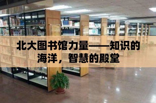 北大圖書館力量——知識的海洋，智慧的殿堂