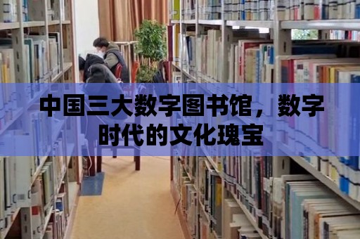 中國三大數字圖書館，數字時代的文化瑰寶