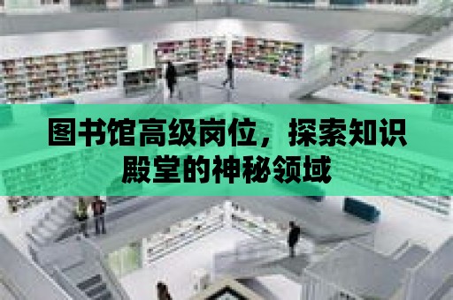 圖書館高級崗位，探索知識殿堂的神秘領域