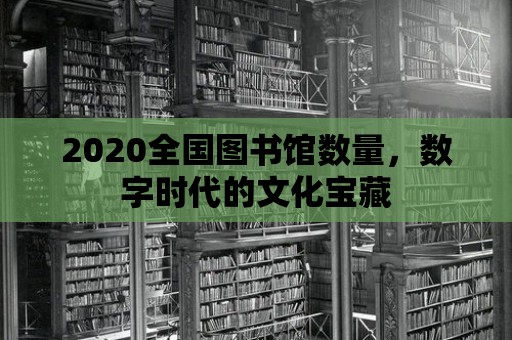 2020全國圖書館數(shù)量，數(shù)字時代的文化寶藏