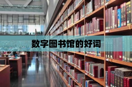 數字圖書館的好詞