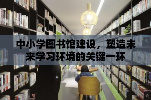 中小學圖書館建設，塑造未來學習環境的關鍵一環