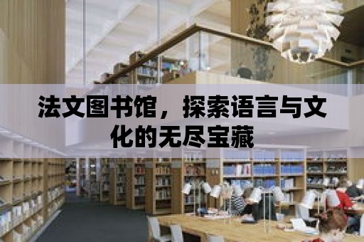 法文圖書館，探索語言與文化的無盡寶藏