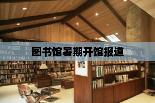 圖書館暑期開館報道