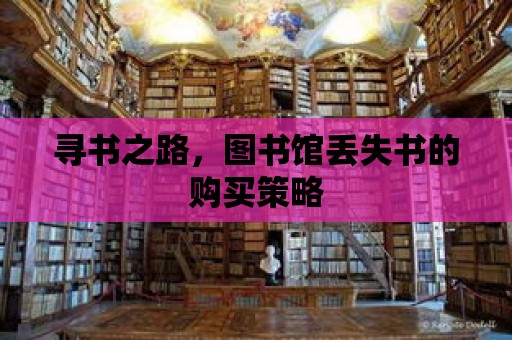 尋書之路，圖書館丟失書的購買策略