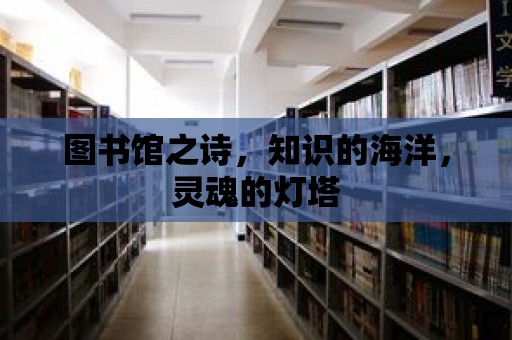 圖書館之詩，知識的海洋，靈魂的燈塔