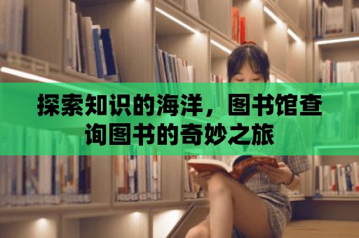 探索知識的海洋，圖書館查詢圖書的奇妙之旅