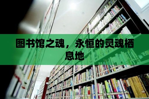 圖書館之魂，永恒的靈魂棲息地