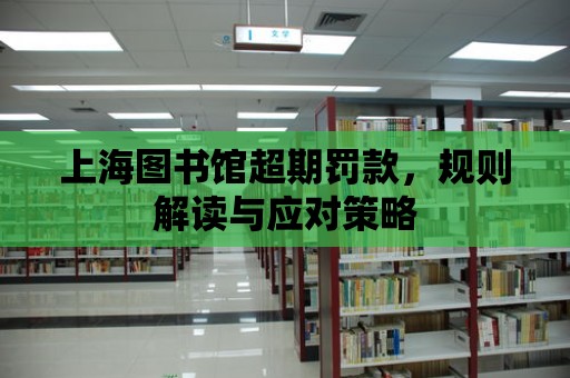 上海圖書館超期罰款，規則解讀與應對策略