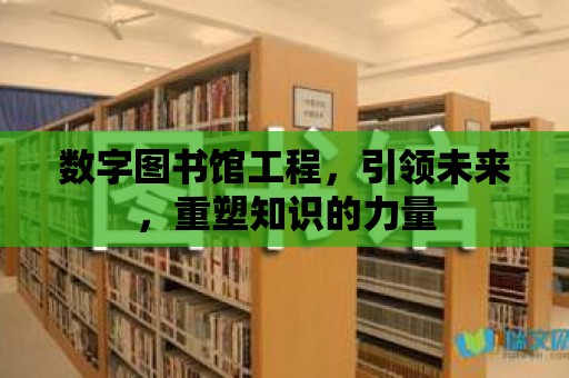 數字圖書館工程，引領未來，重塑知識的力量