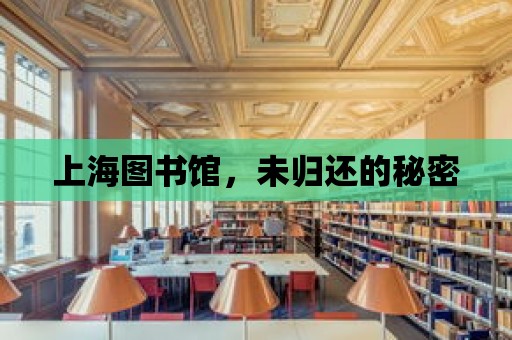 上海圖書館，未歸還的秘密