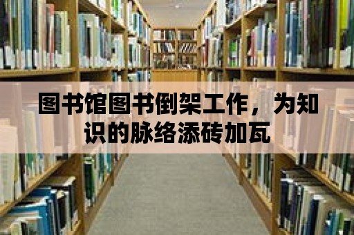 圖書館圖書倒架工作，為知識的脈絡添磚加瓦