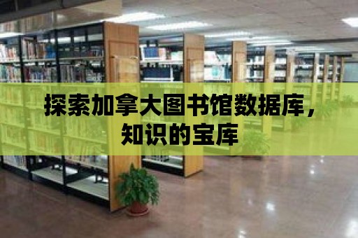 探索加拿大圖書館數據庫，知識的寶庫