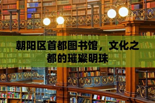 朝陽區(qū)首都圖書館，文化之都的璀璨明珠