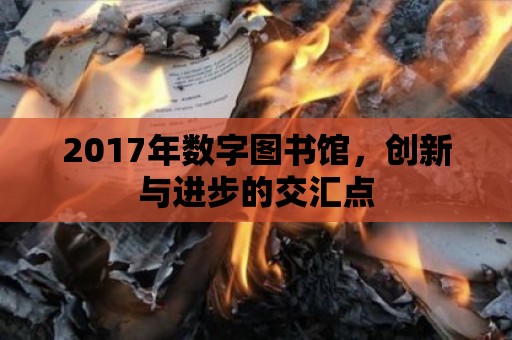 2017年數(shù)字圖書(shū)館，創(chuàng)新與進(jìn)步的交匯點(diǎn)