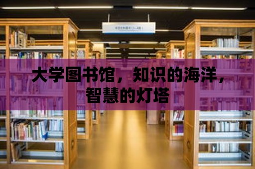 大學圖書館，知識的海洋，智慧的燈塔