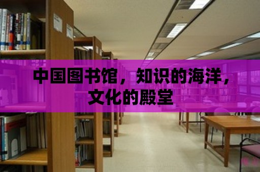 中國圖書館，知識的海洋，文化的殿堂