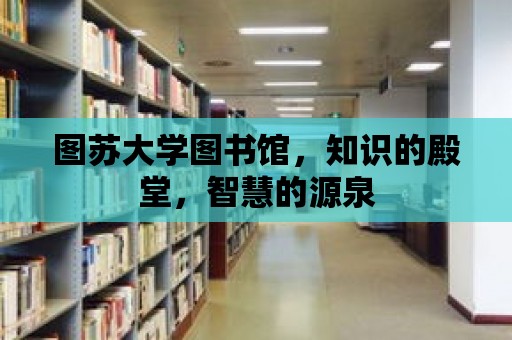 圖蘇大學圖書館，知識的殿堂，智慧的源泉