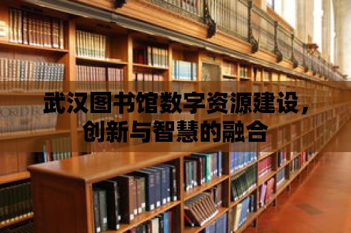 武漢圖書館數(shù)字資源建設(shè)，創(chuàng)新與智慧的融合