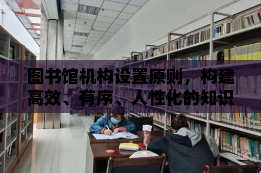 圖書館機構設置原則，構建高效、有序、人性化的知識殿堂