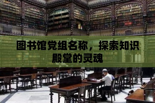 圖書館黨組名稱，探索知識殿堂的靈魂