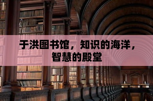 于洪圖書館，知識的海洋，智慧的殿堂