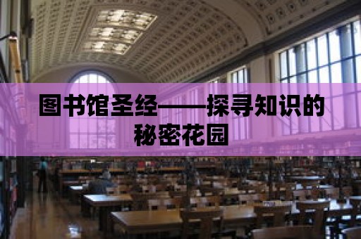 圖書館圣經——探尋知識的秘密花園