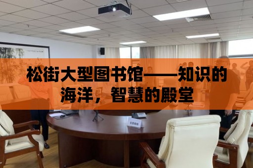 松街大型圖書館——知識的海洋，智慧的殿堂