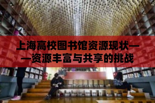 上海高校圖書館資源現狀——資源豐富與共享的挑戰